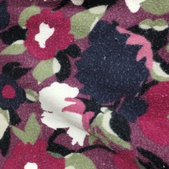 Merona women's large floral button cardigan pink/navy - Picture 9 of 10
